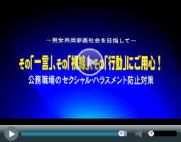 映像シリーズ37「セクシャルハラスメント防止対策」のサンプル